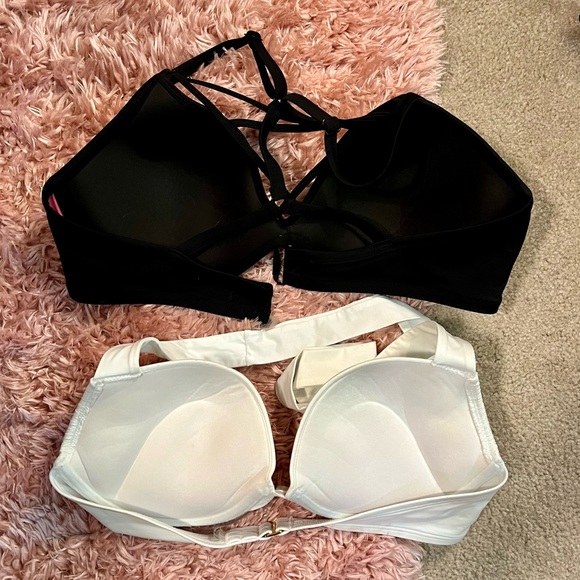 6 piece bikini coverup bundle Lot Gap, VS Pink 36C/D push up - Black Grey White - Picture 3 of 9